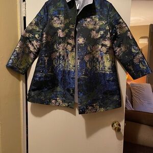 NWT Monet inspired women’s swing jacket reversible
